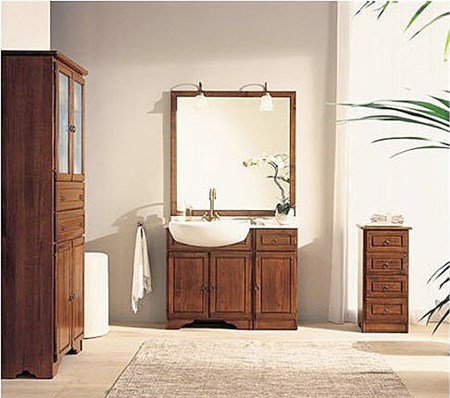 Venezia Mobile bagno a pavimento 100x45 due cassetti con